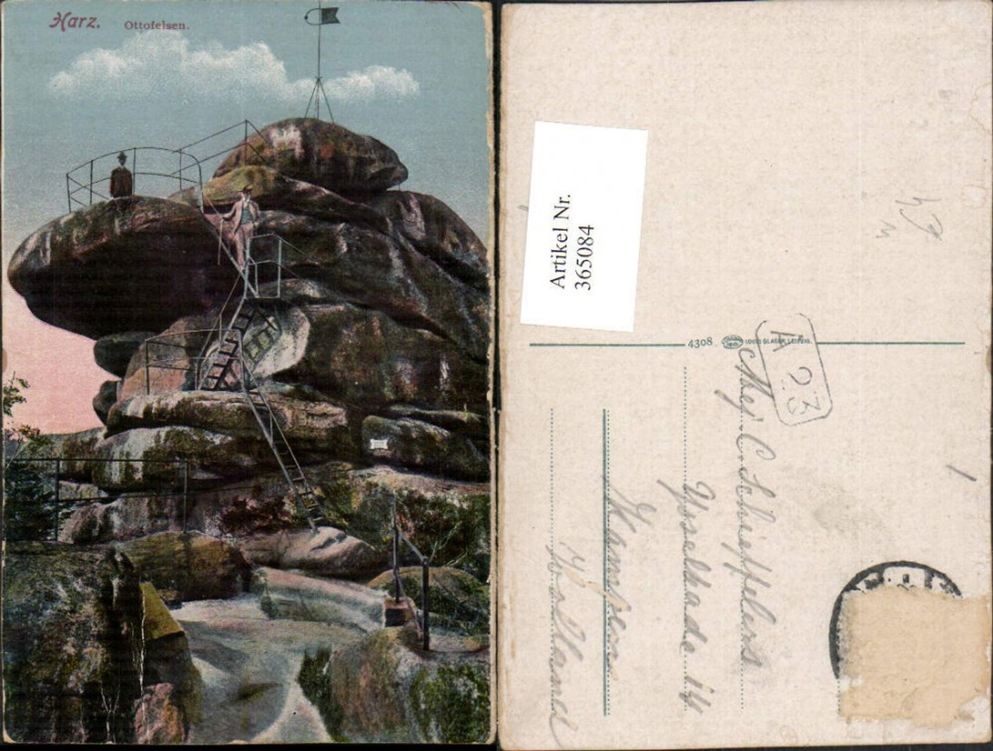 365084, Harz Ottofelsen near Wernigerode viewpoint rock