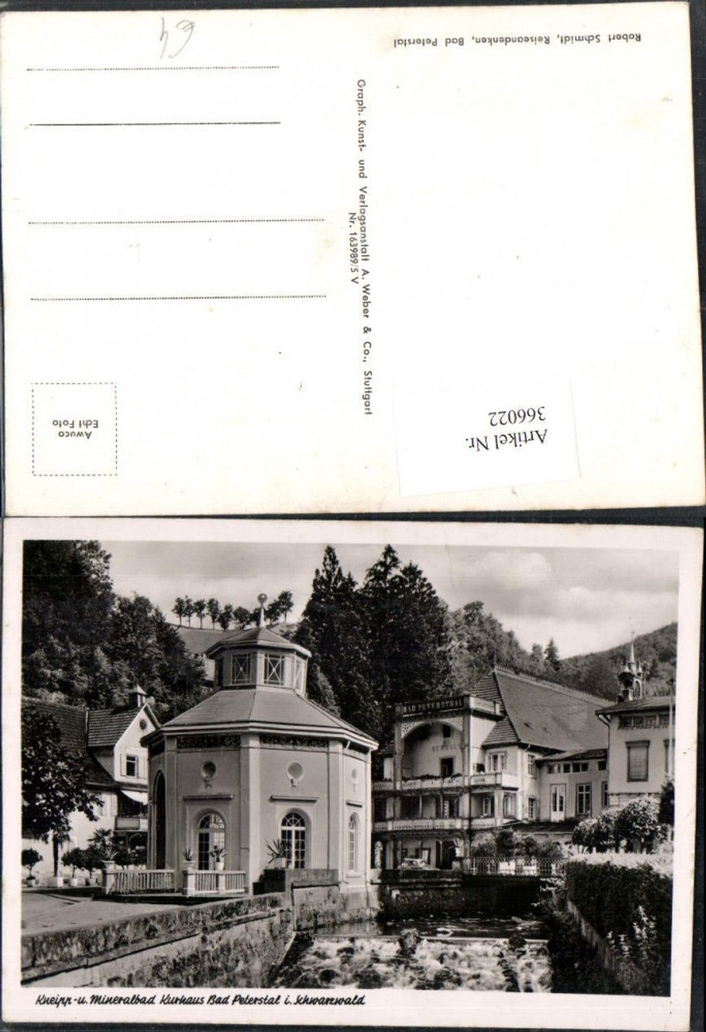 366022, Bad Peterstal in the Black Forest, Kurhaus