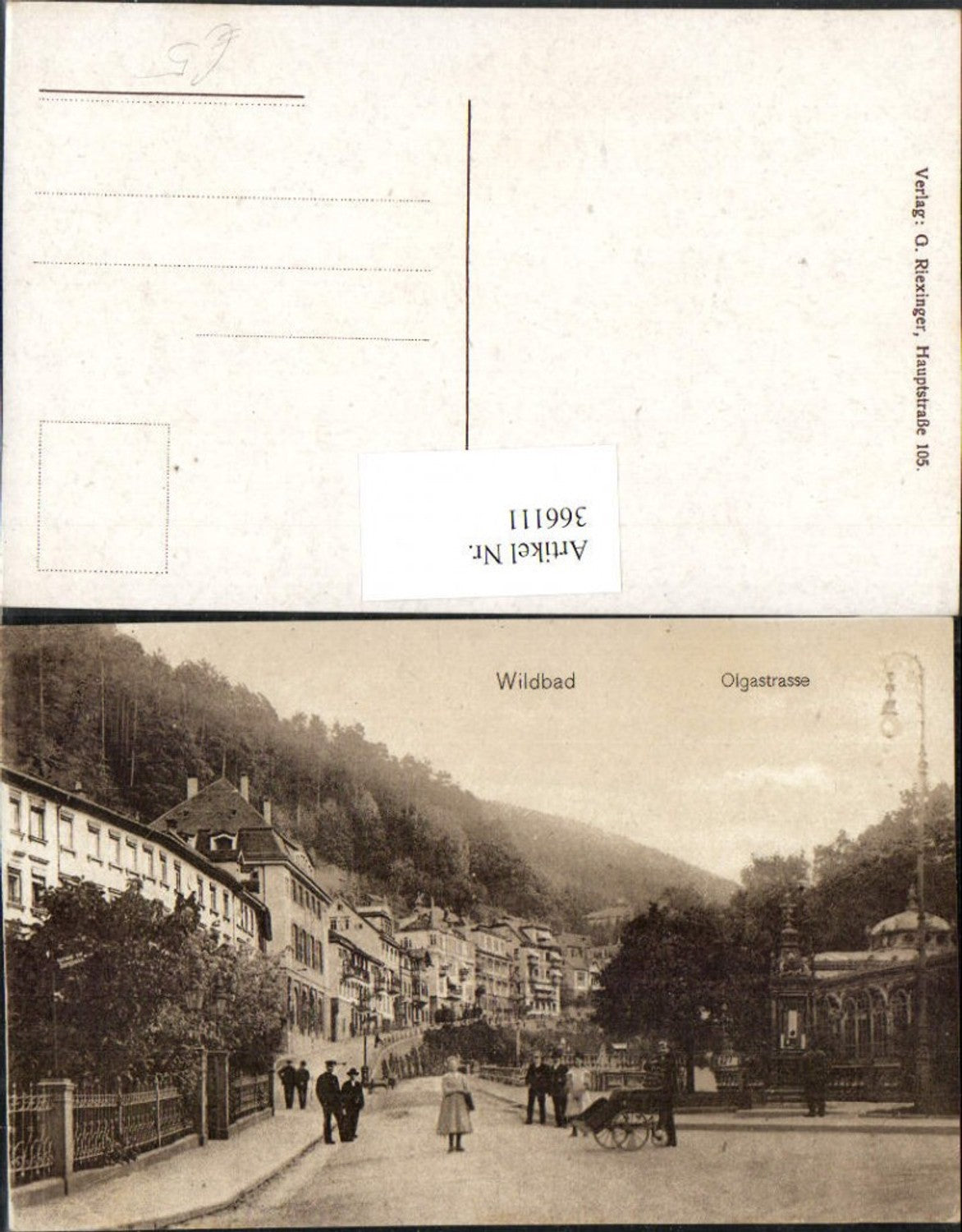 366111,Bad Wildbad Olgastraße Straßenansicht