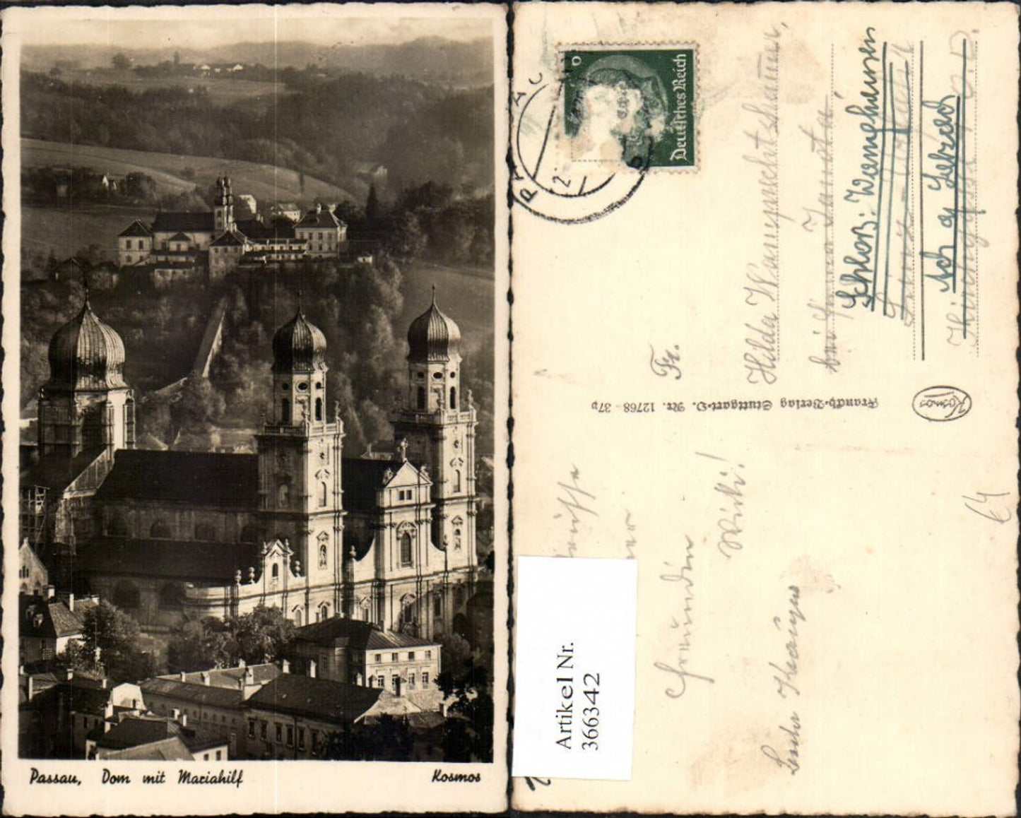 366342,Passau Dom Kirche m. Mariahilf