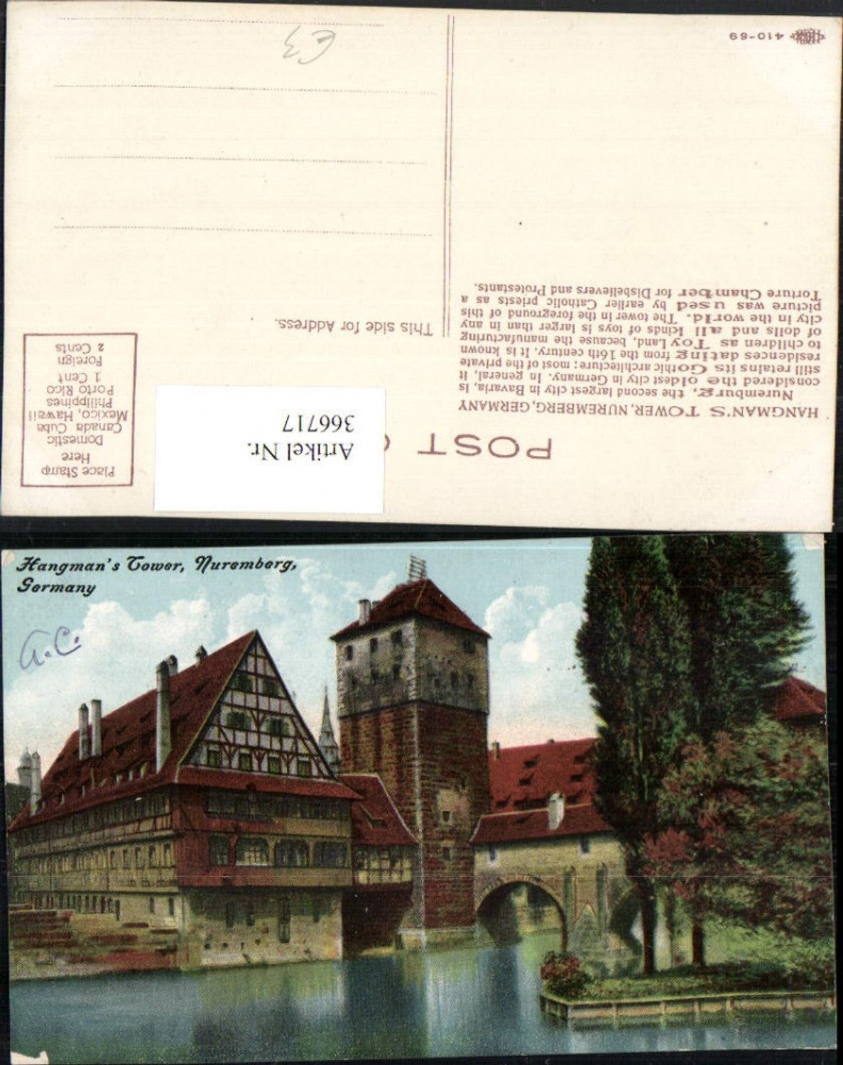 366717,Nürnberg Henkersteg Turm