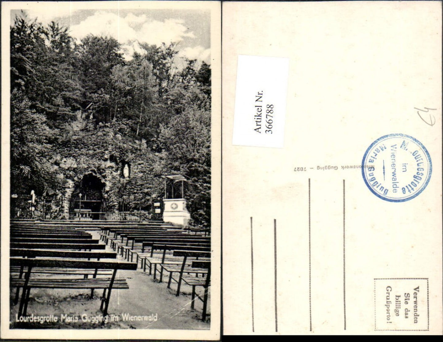 366788, Klosterneuburg Maria Gugging Lourdes Grotto in the Vienna Woods