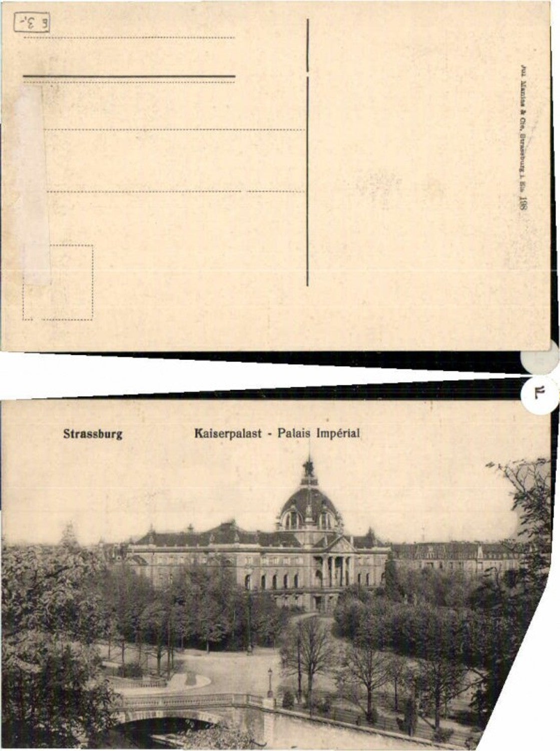 65645,Strassburg Strasbourg Kaiserpalast