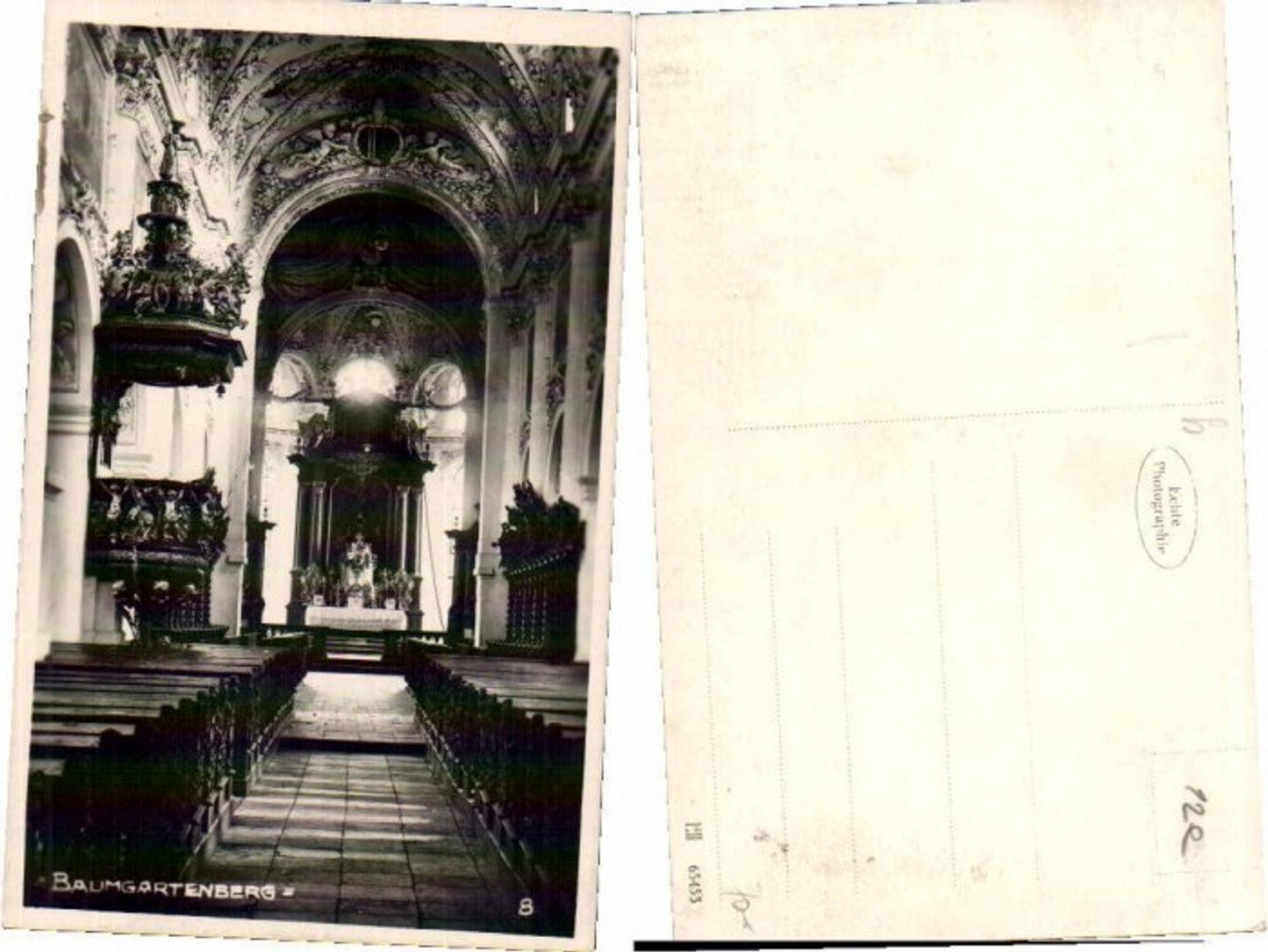 65918, Baumgartenberg Church Interior District of Perg