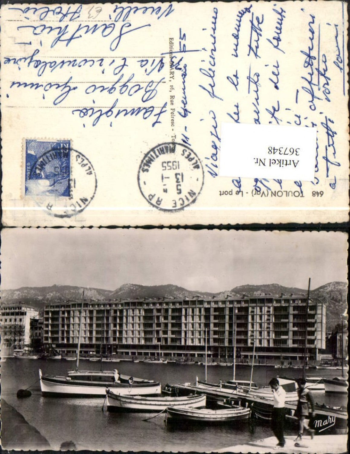 367348,Provence-Alpes-Cote-Azur Var Toulon Le port Hafen Boote