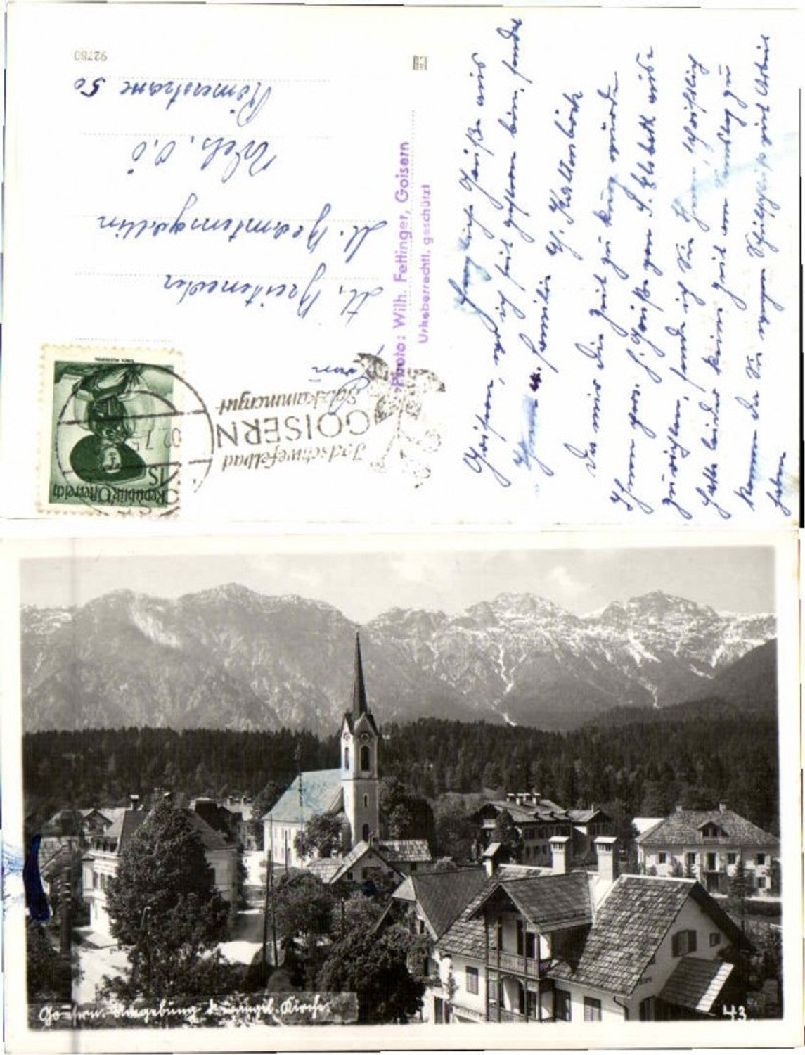 66090, Goisern Partial view of the town
