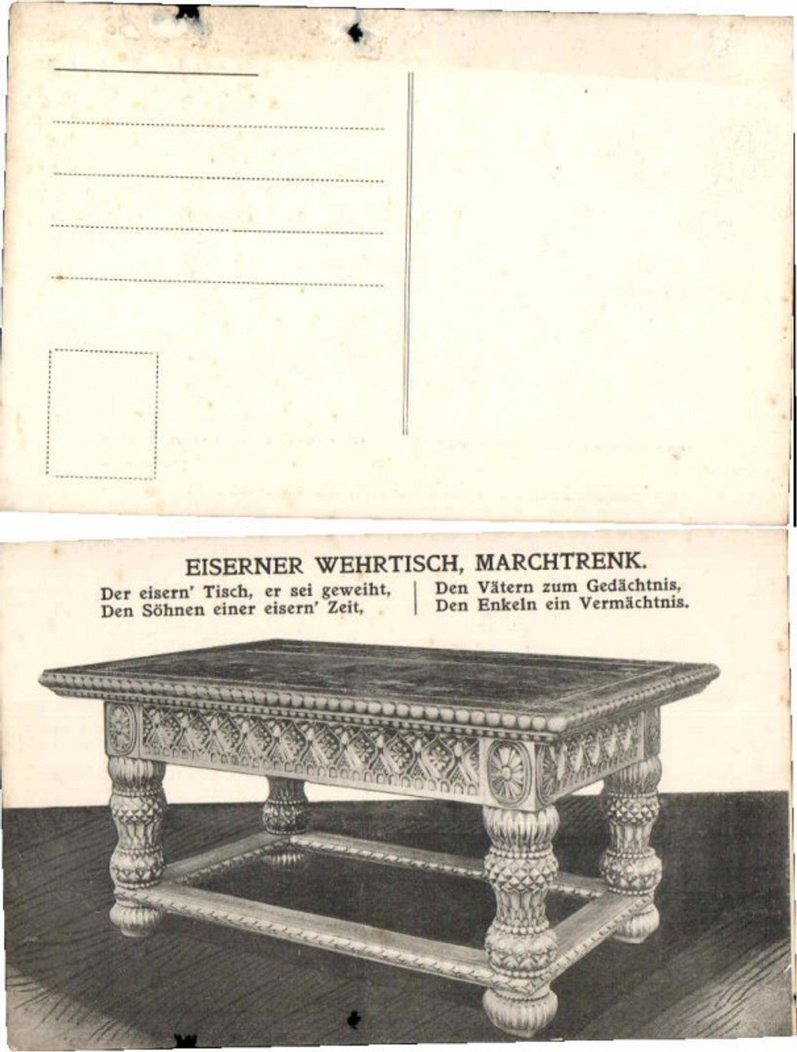 66129, Iron defensive table in Marchtrenk