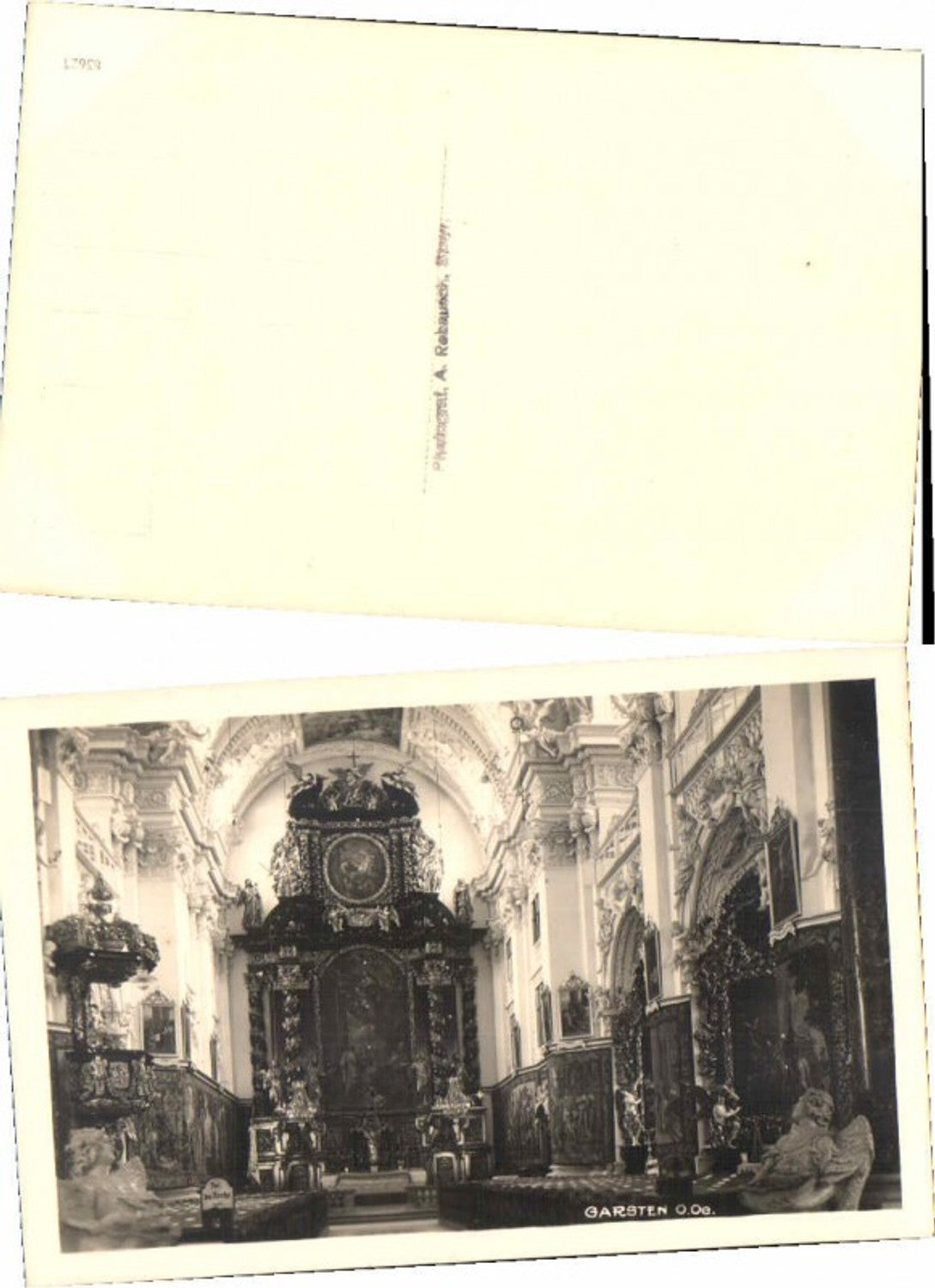 66155,Garsten bei Steyr Kirche Innen 1930