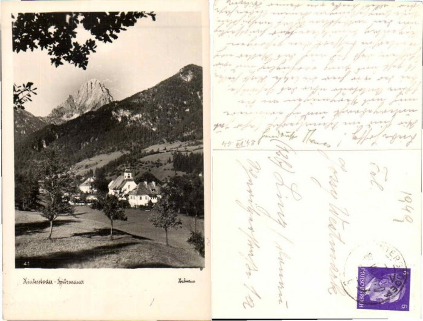 66193, Hinterstoder Spitzmauer around 1940