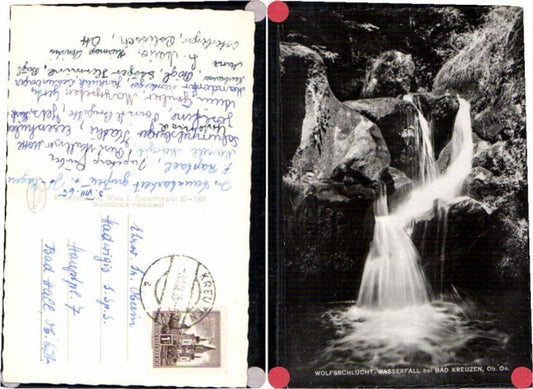 66362, Wolfschlucht Waterfall Bad Kreuzen Grein