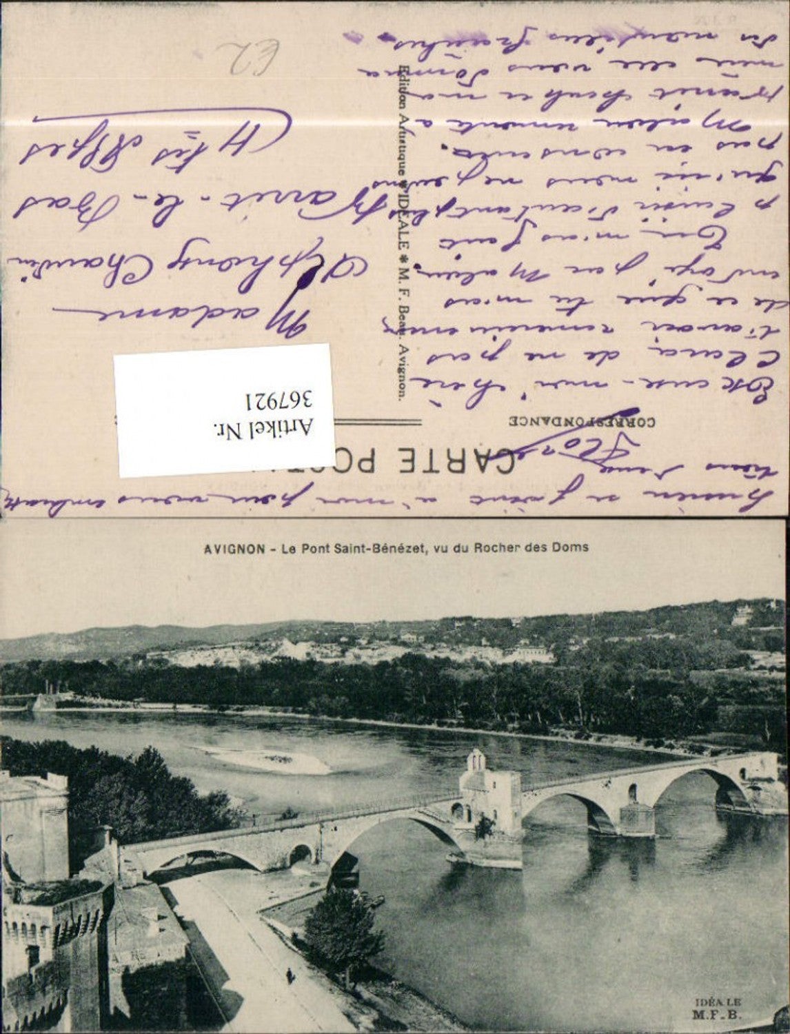 367921, Provence-Alpes-Cote-Azur Vaucluse Avignon Pont Saint-Benezet Bridge