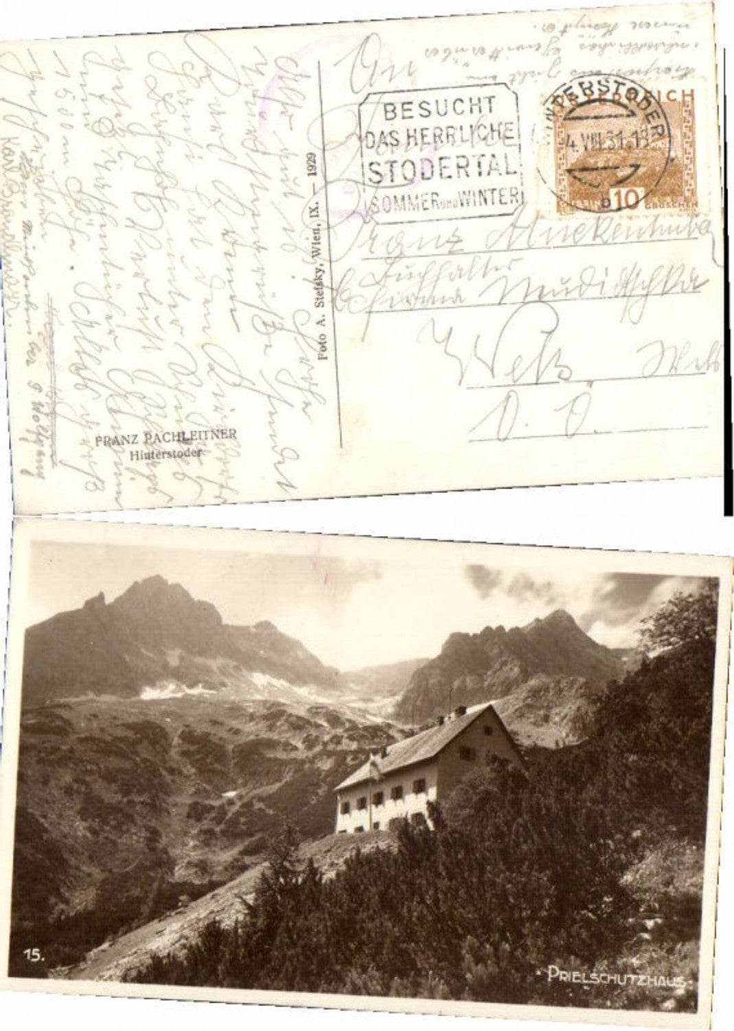 66666, Prielschutzhaus am Gr. Priel Gosau Hinterstoder