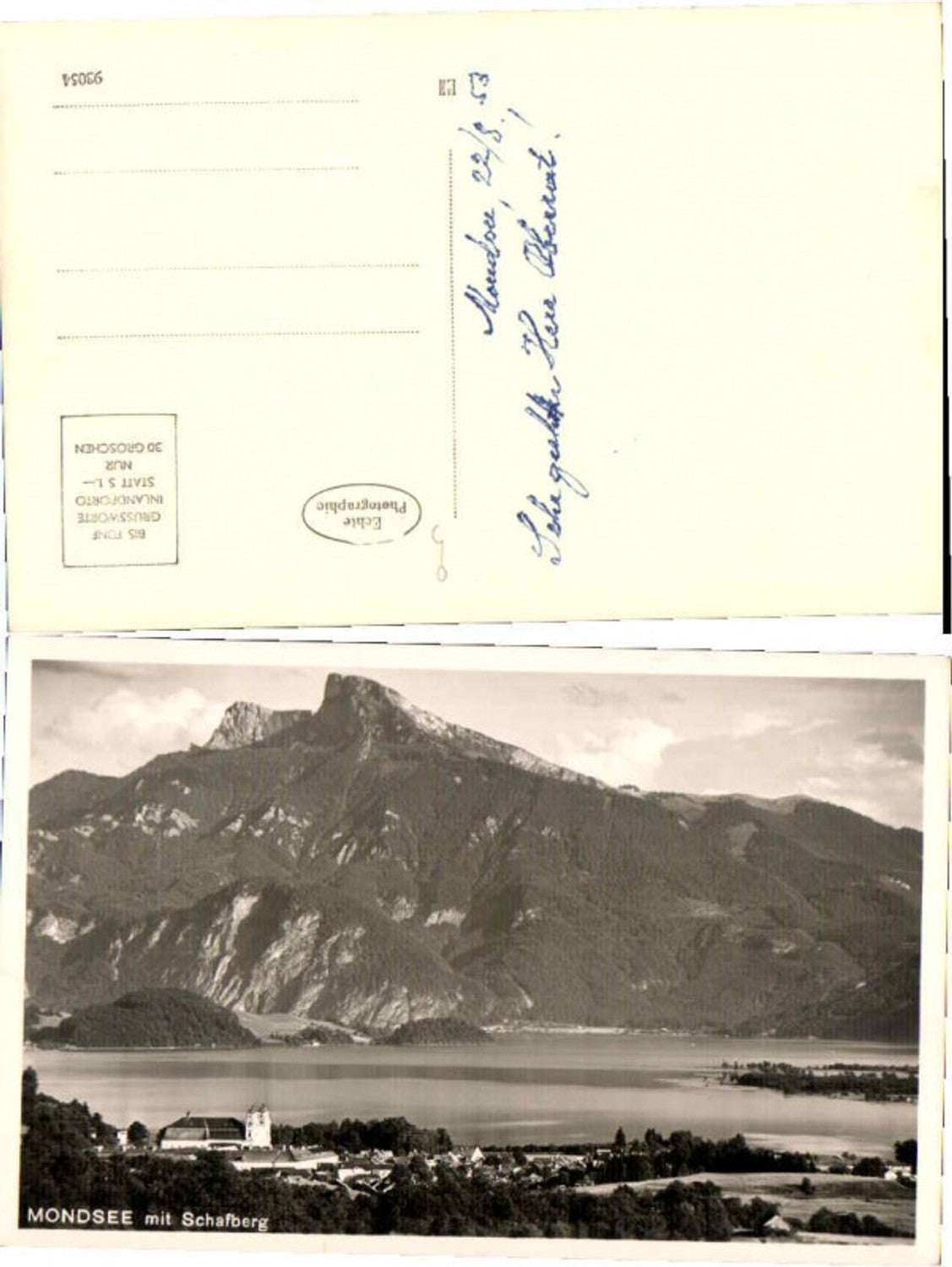 67038, Mondsee with Schafberg
