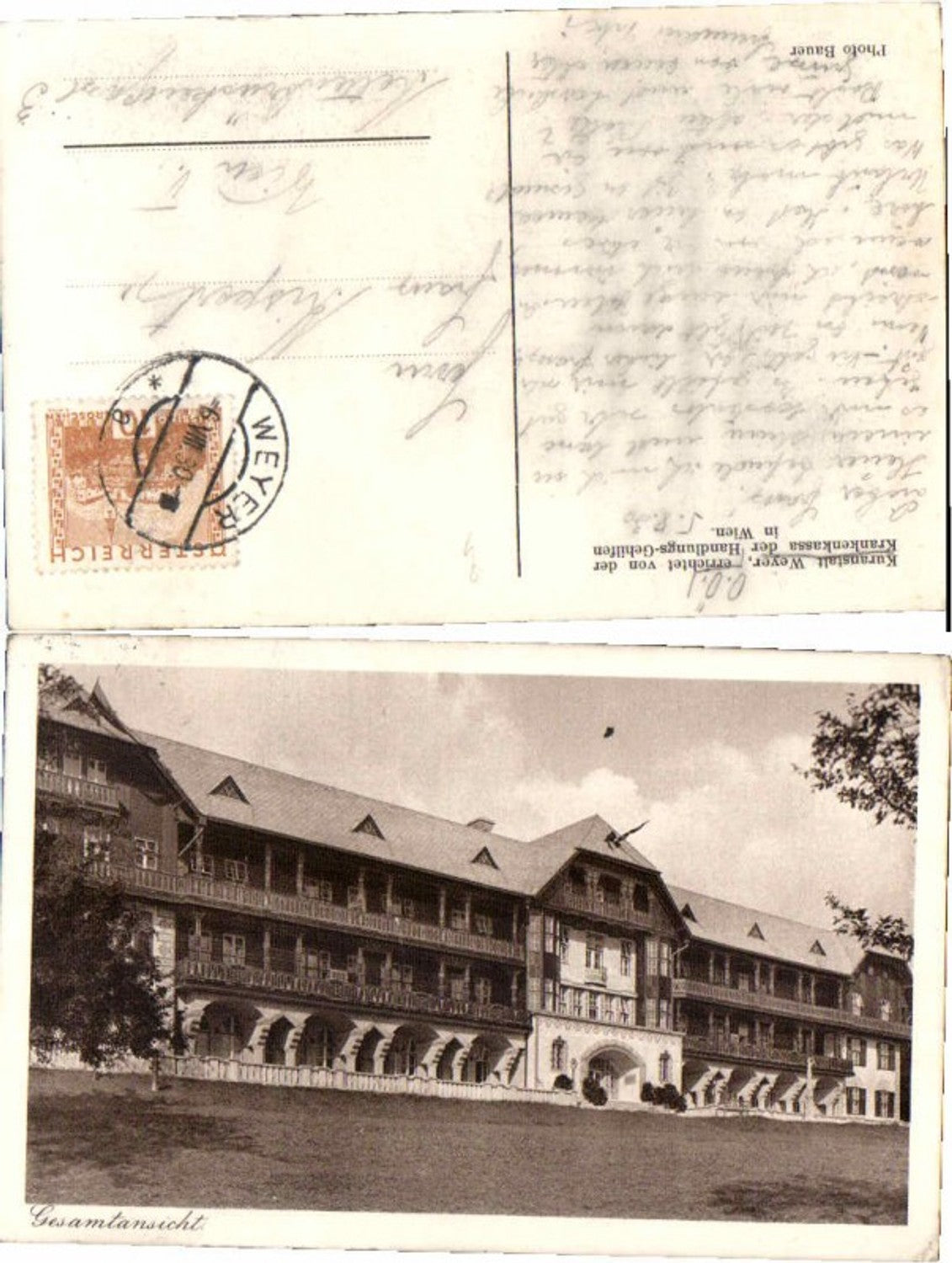 67187, Weyer ad Enns Kuranstalt 1930