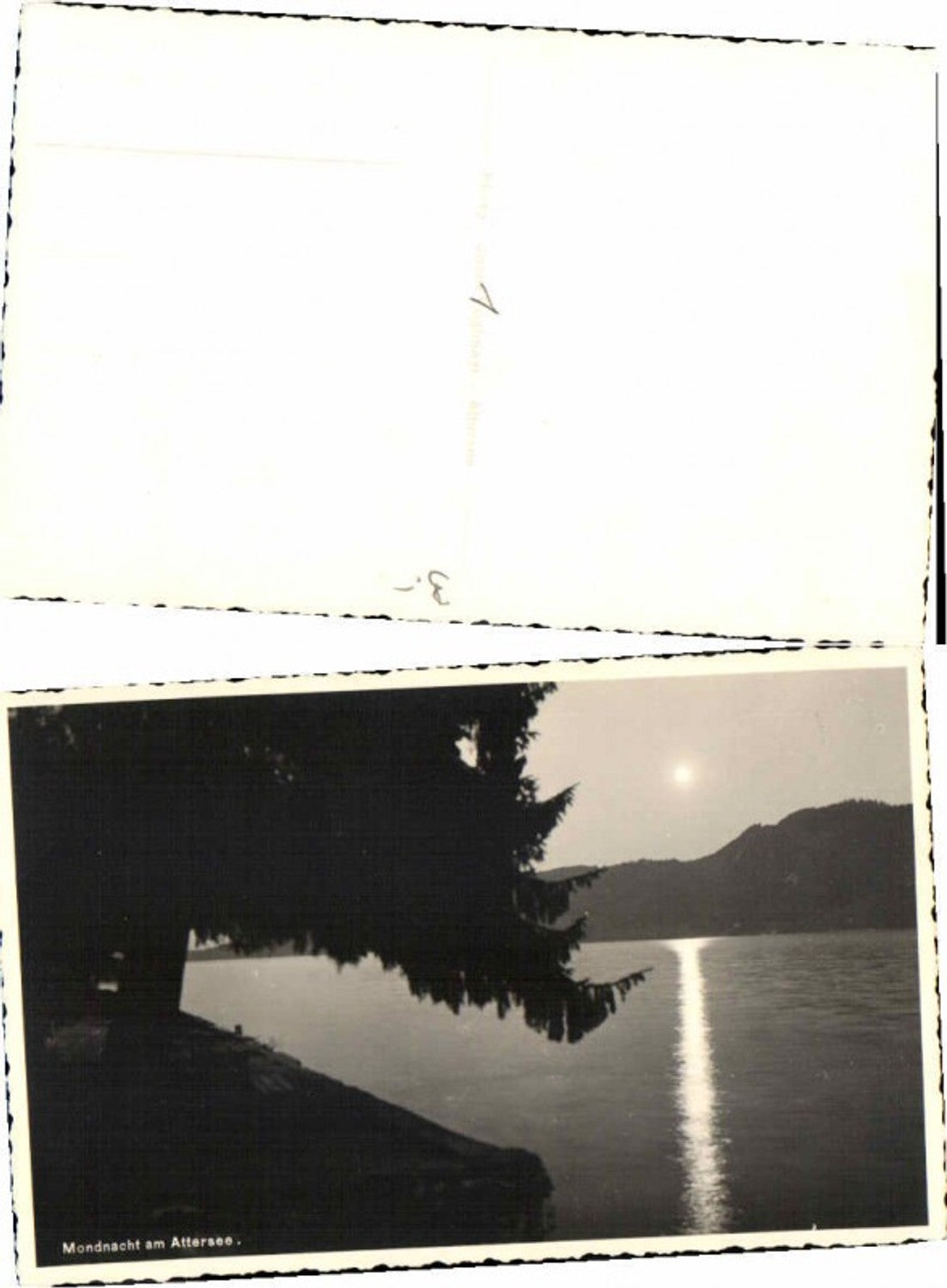 67266, Moonlit Night at Lake Attersee 1940