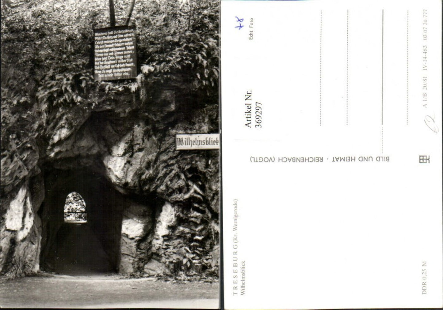 369297, Treseburg Wilhelmsblick Passage