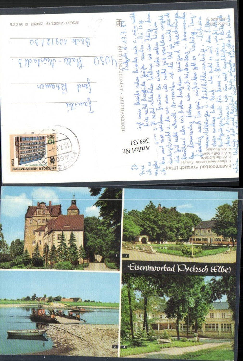 369331, Pretzsch on the Elbe Children's Home Elbe Ferry Cultural Center Moorbad Multi-image map