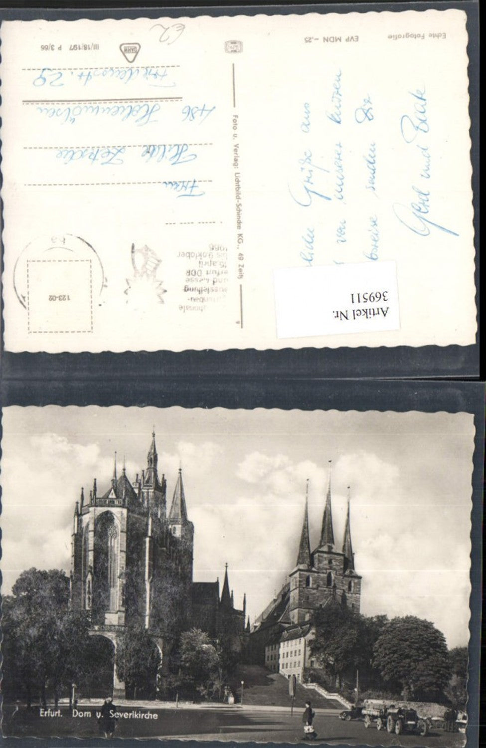 369511,Erfurt Dom u. Severikirche Kirche