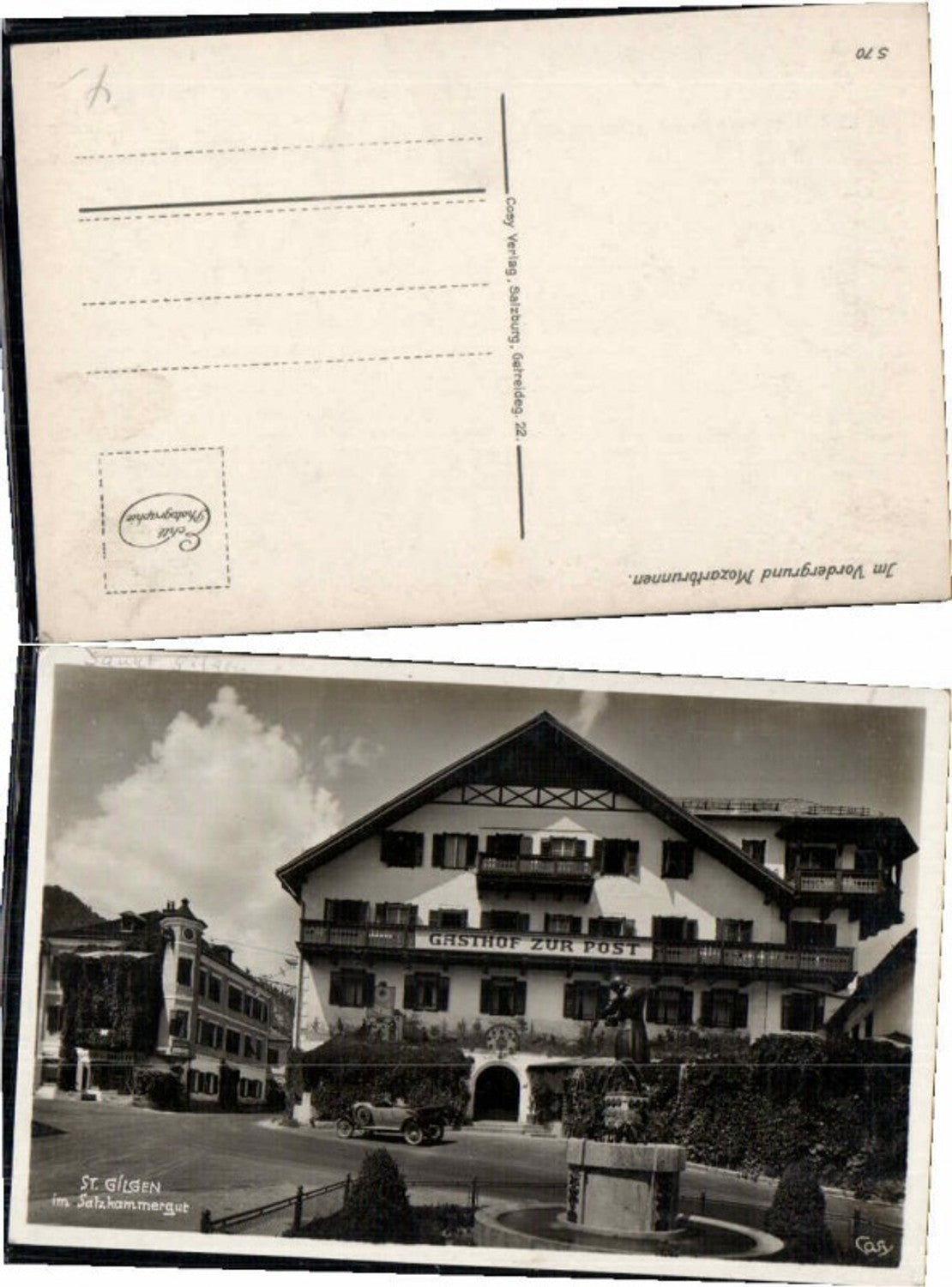 70378, St. Gilgen Gasthaus zur Post Oldtimer
