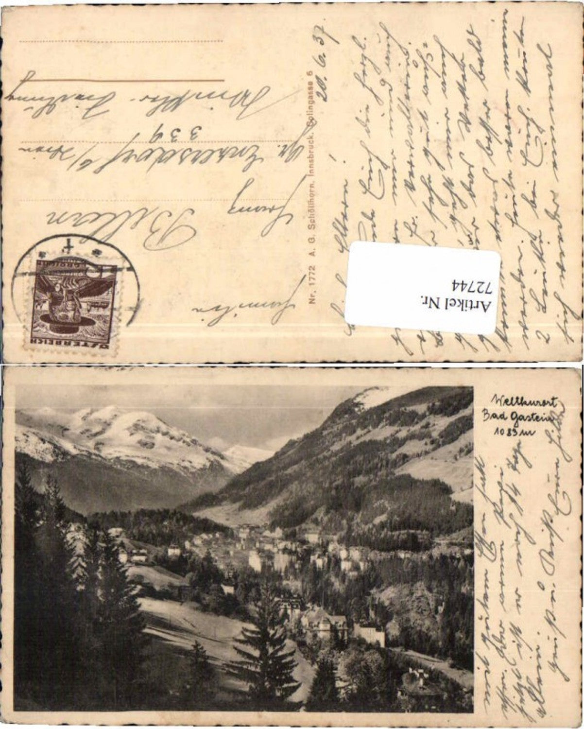 Alte Ansichtskarte – Old Postcard
