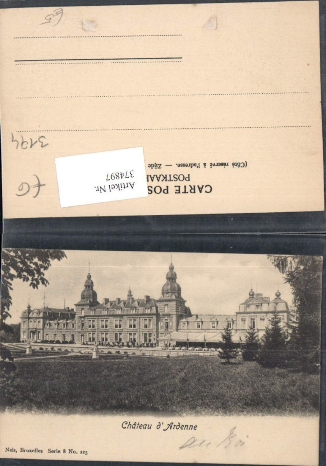 374897,Belgium Houyet Chateau d'Ardenne Schloss