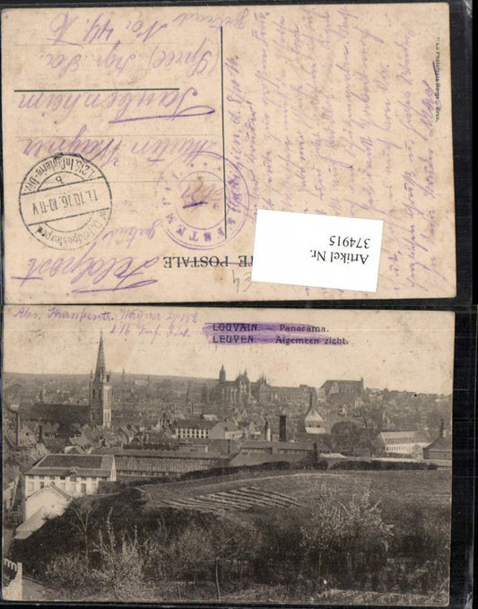 374915,Belgium Louvain Leuven Löwen Panorama Totale