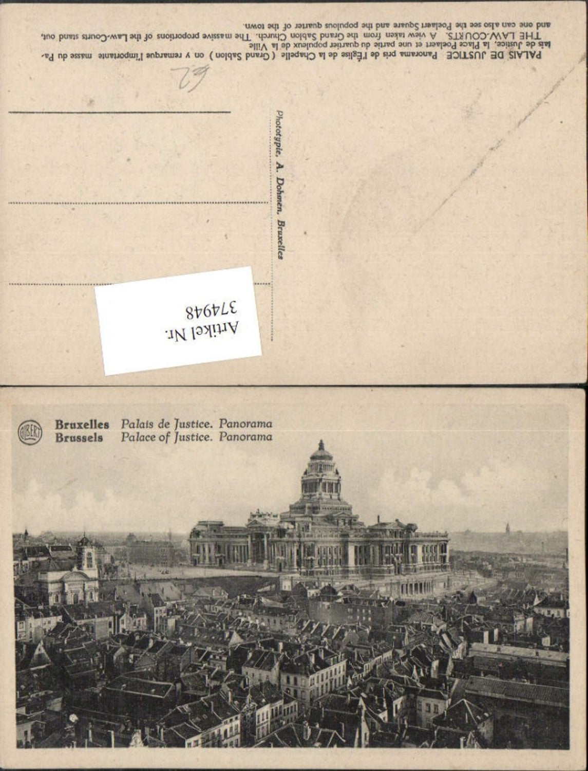 374948, Belgium Brussels Palace of Justice