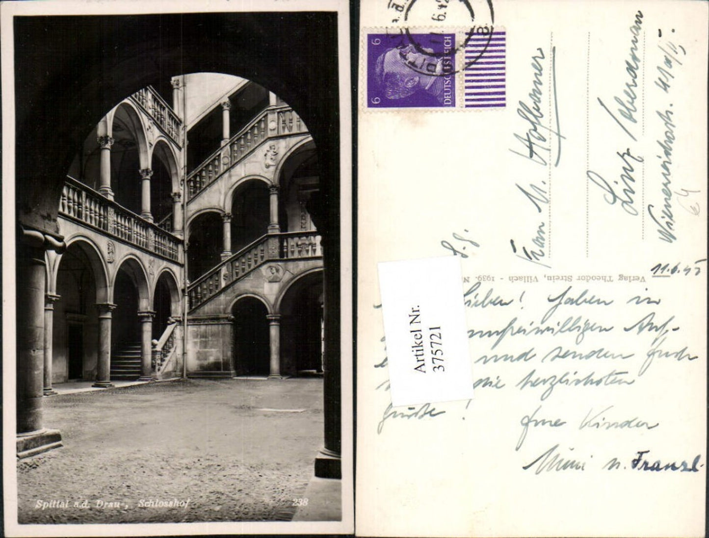 375721, Spittal an der Drau, Schloss Hof Arkaden