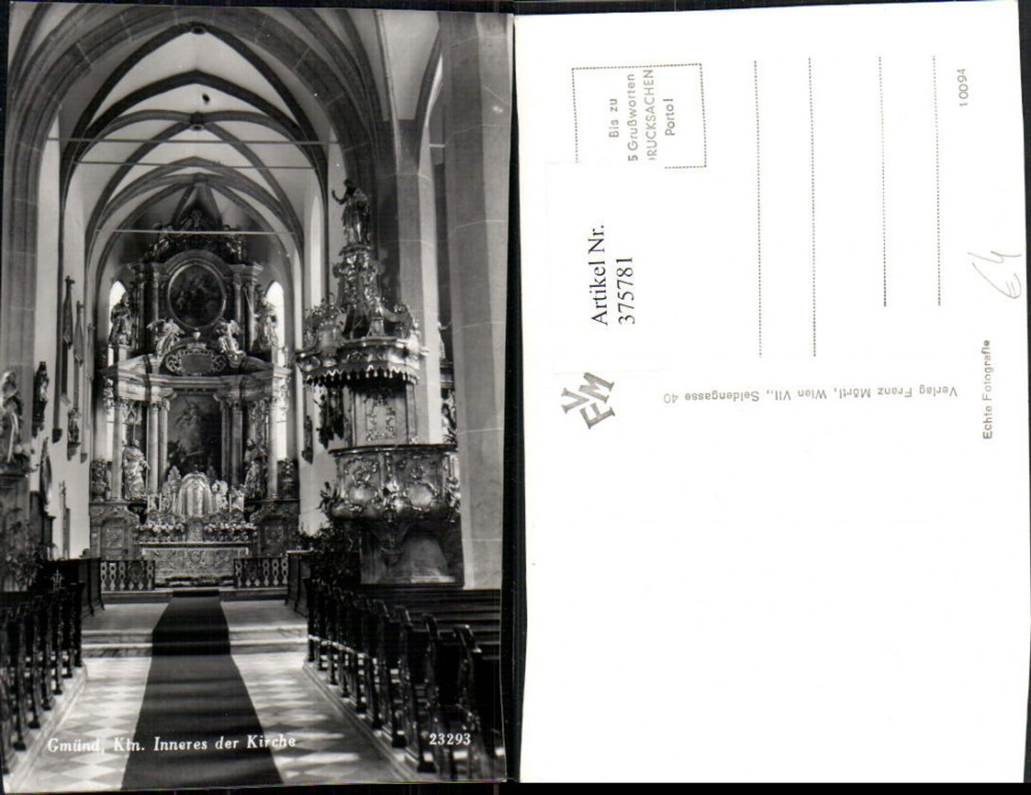 375781, Gmünd in Carinthia Church Interior view Pulpit