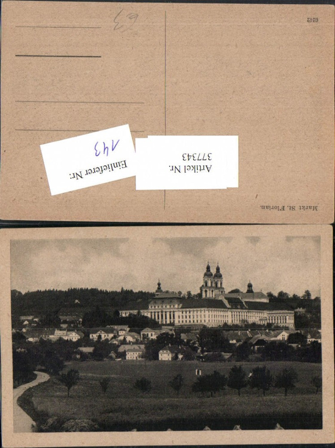 377343, Markt St. Florian Totale m. Stift