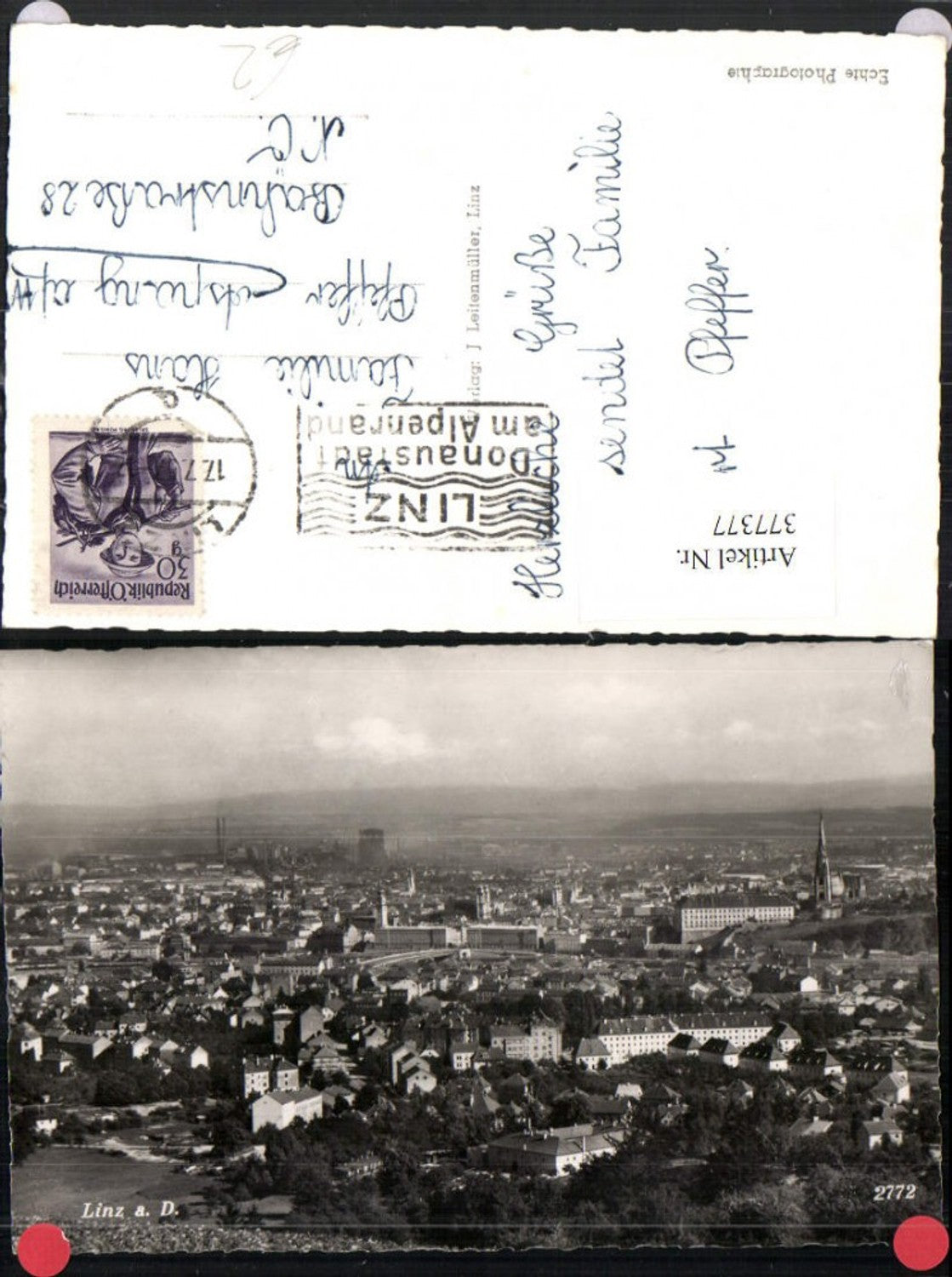 377377, Linz an d. Danube long shot