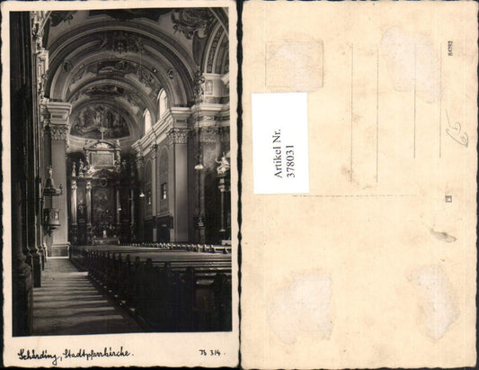 378031, Schärding am Inn, Parish Church, Church Interior View