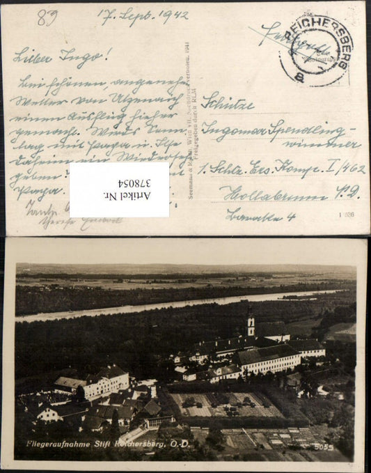 378054, Reichersberg Abbey aerial photograph