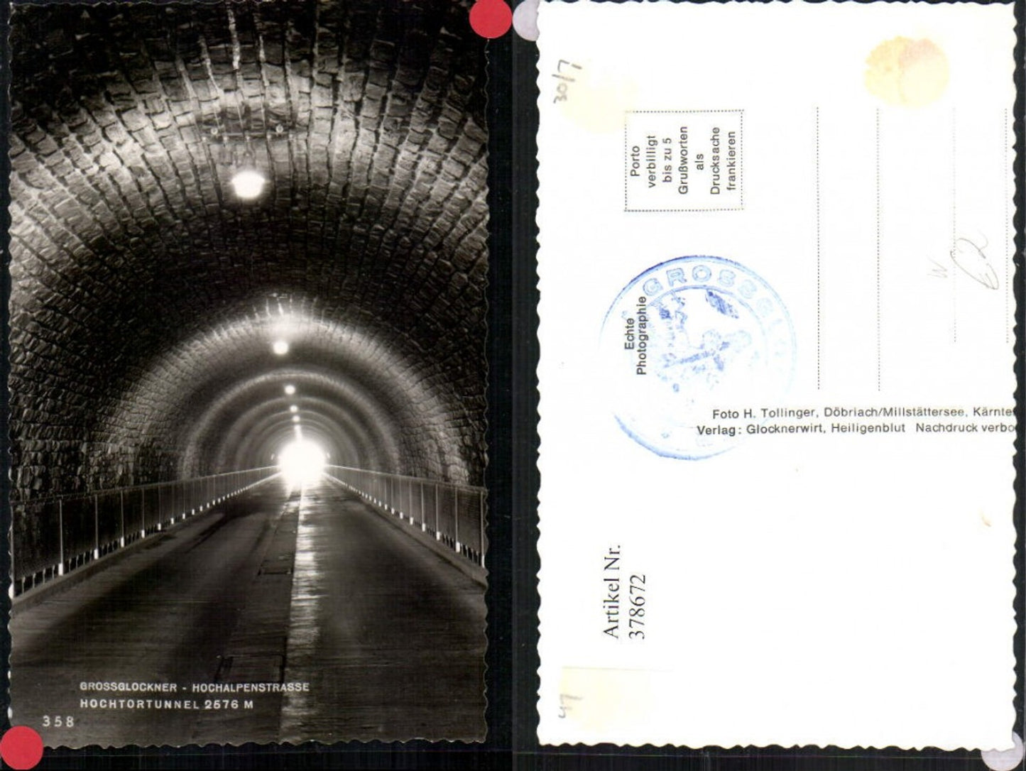378672, Grossglockner High Alpine Road Hochtor Tunnel Tunnel near Heiligenblut