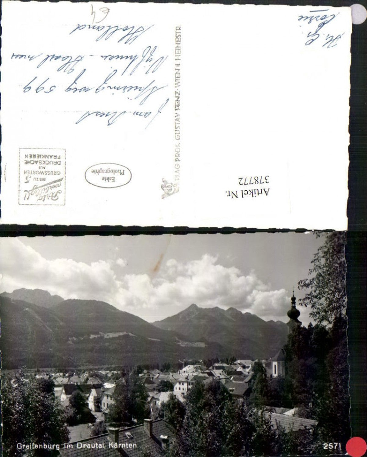 378772, Greifenburg in the Drau Valley, partial view of the mountain scenery