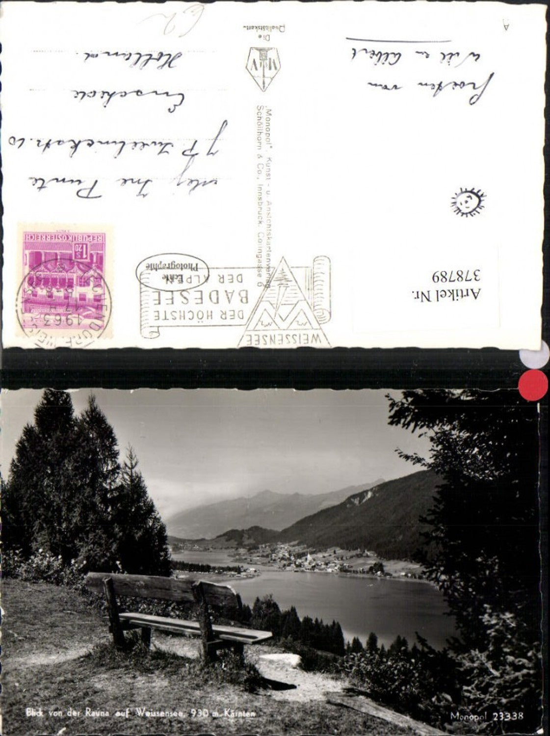 378789, View from the Rauna towards Weißensee, overall view