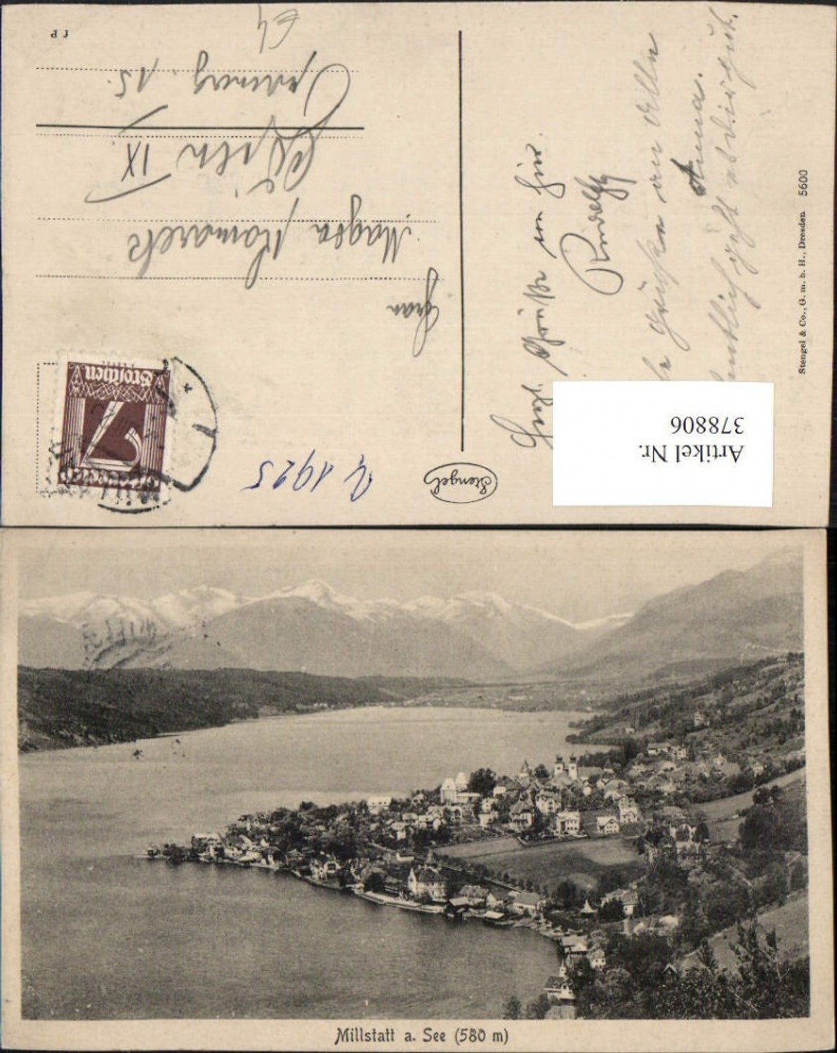 378806, Millstatt am See Total mountain scenery