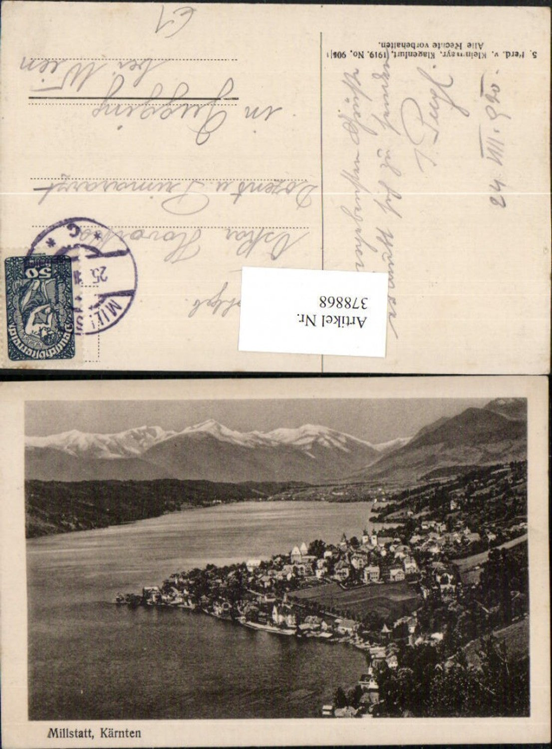 378868, Millstatt am See Total mountain scenery