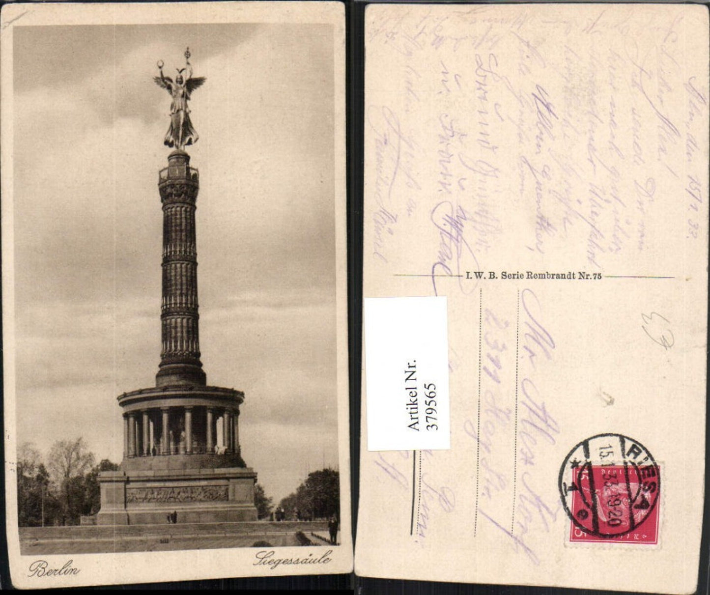 379565, Berlin Victory Column, Column, Statue