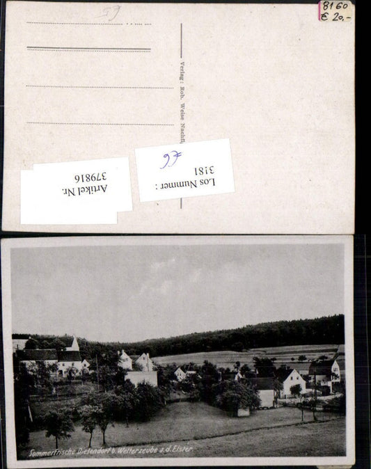 379816, Dietendorf near Wetterzeube on the Elster River, partial view