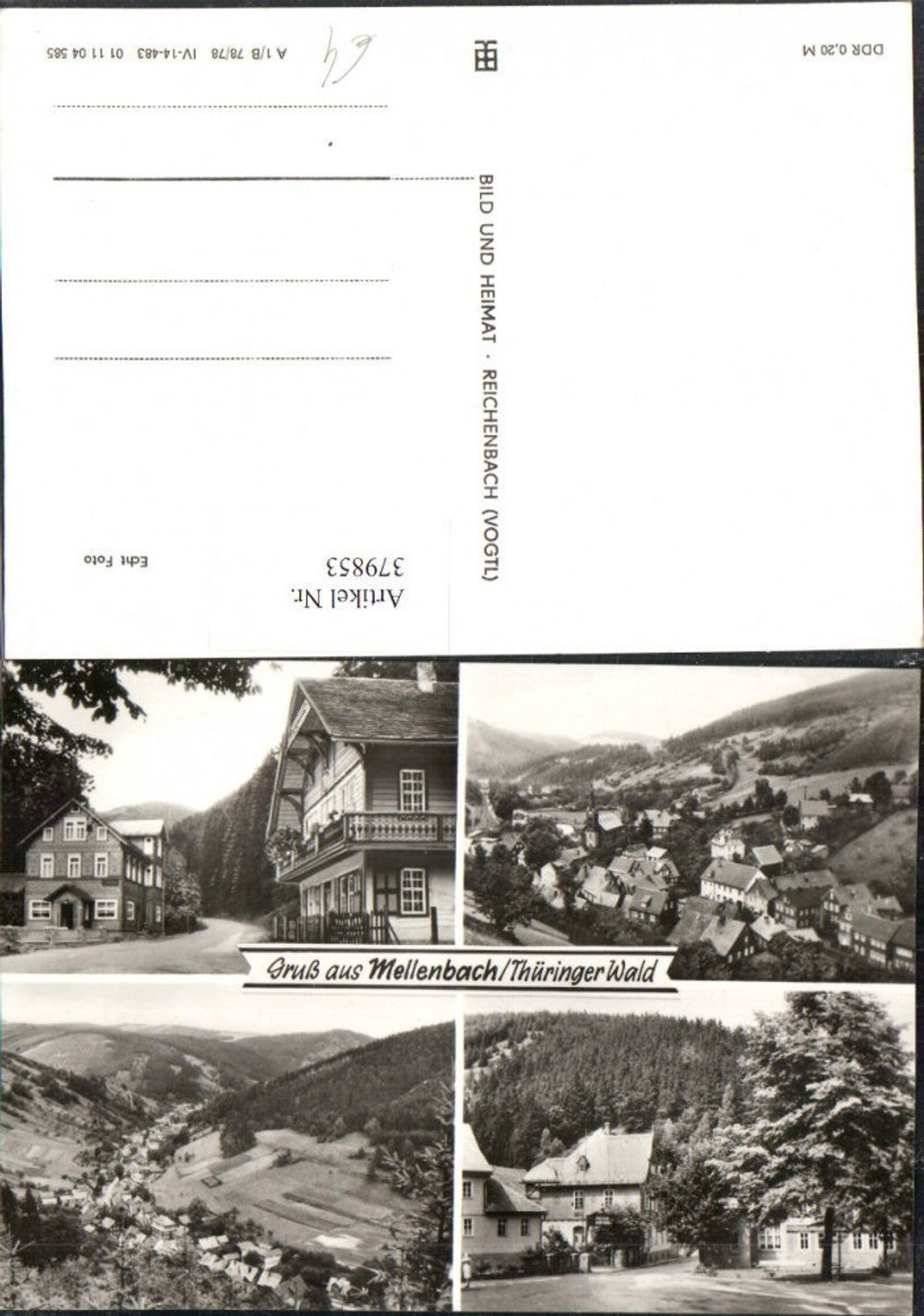 379853,Mellenbach Totale Straßenansichten Mehrbildkarte