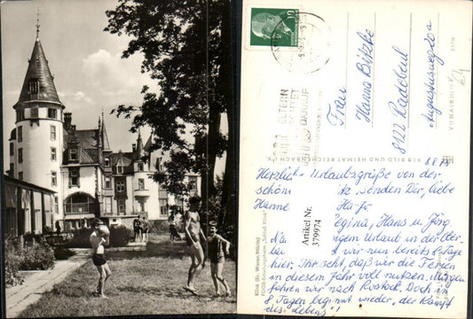 379974,Klink FDGB-Erholungsheim Schloss Klink pub VEB