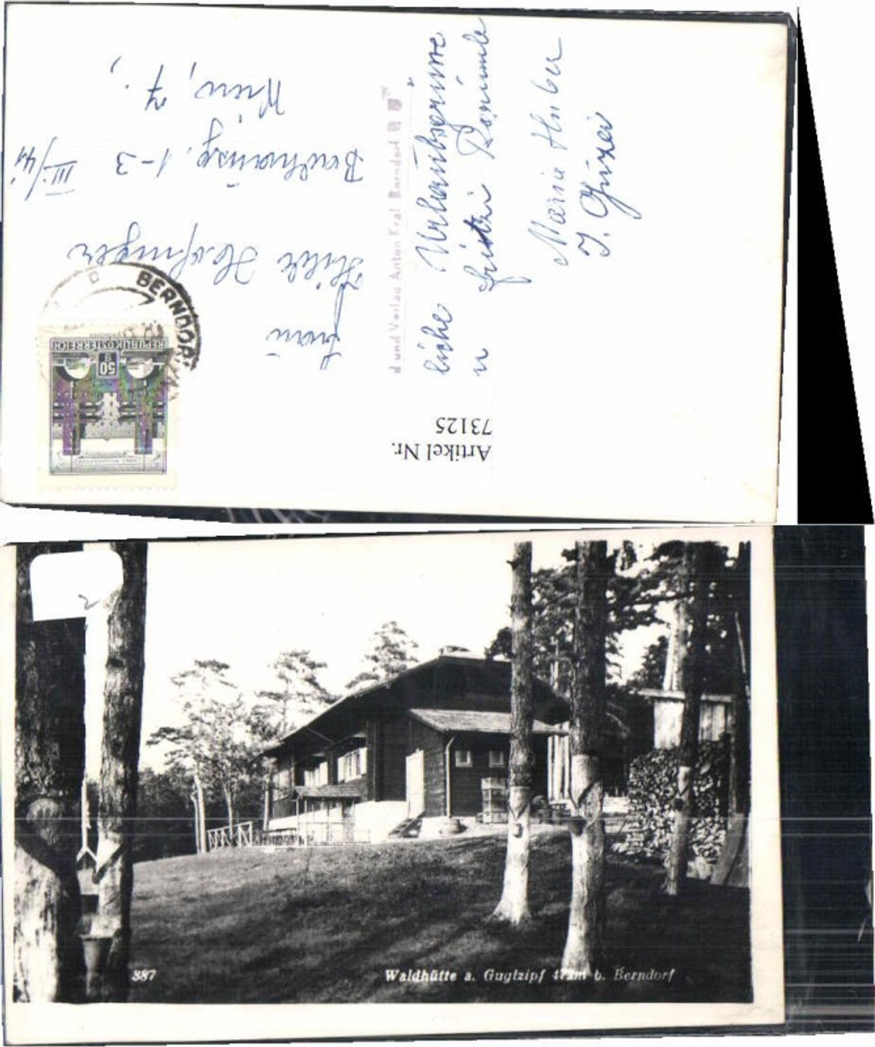 73125,Waldhütte Guglzipf b. Berndorf