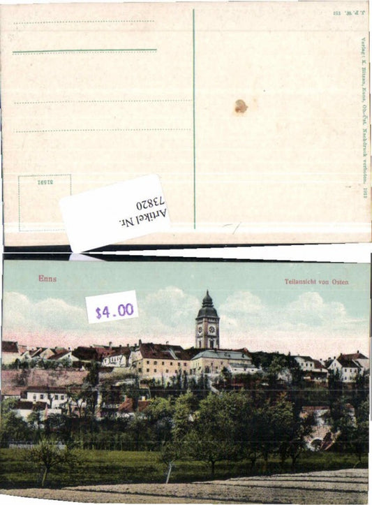 73820,Enns Teilansicht von Osten aus RAR 1912
