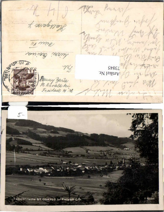 73845,Sommerfrische St Oswald b. Freistadt 1930