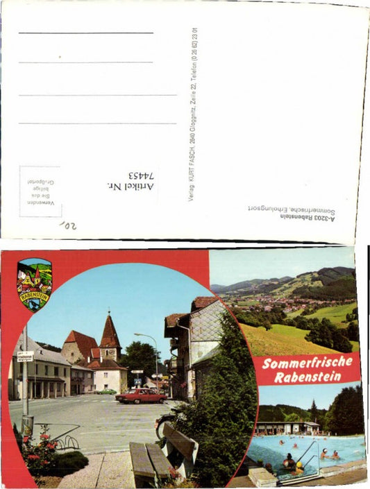 74453, Summer resort Rabenstein ad Pielach 1975