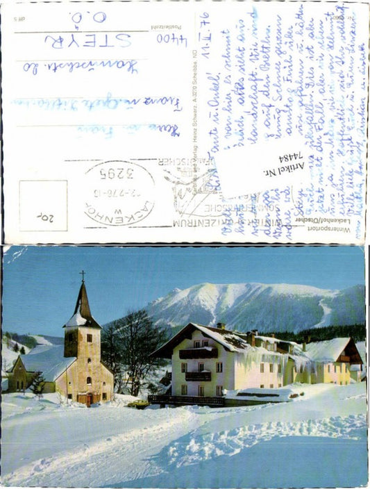 74484, Lackenhof am Ötscher, scene in the village, 1875