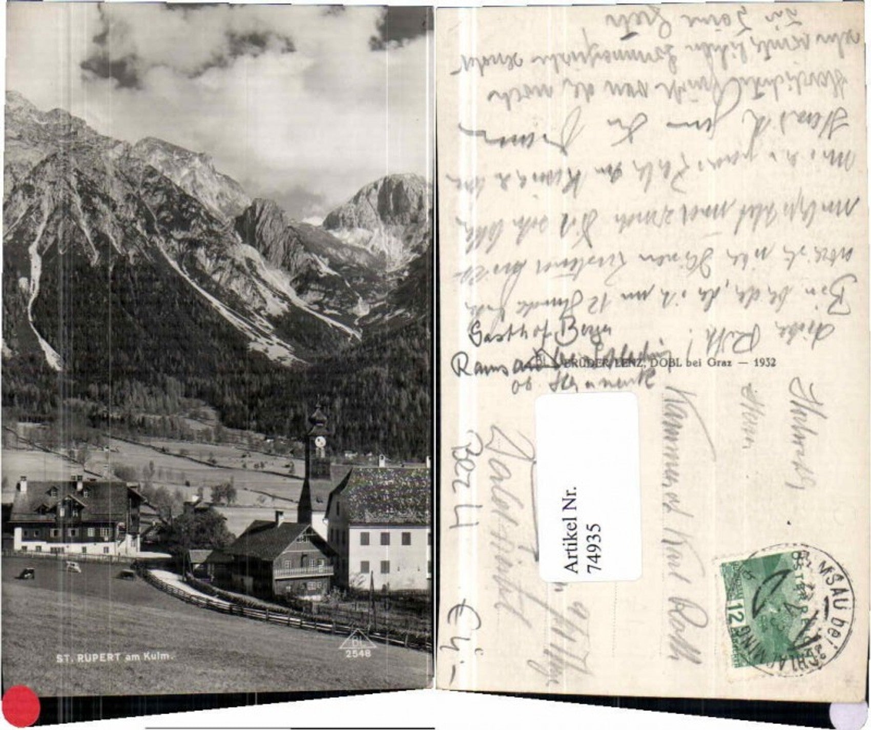 Alte Ansichtskarte – Old Postcard