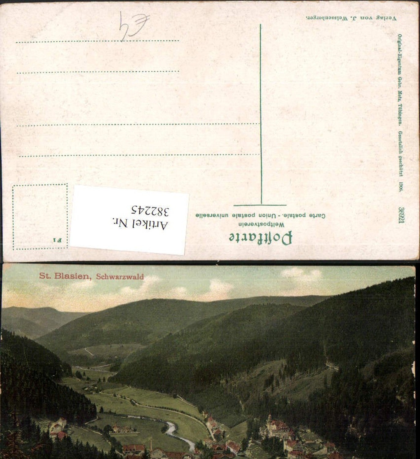 382245, St. Blasien in the Black Forest (Total)