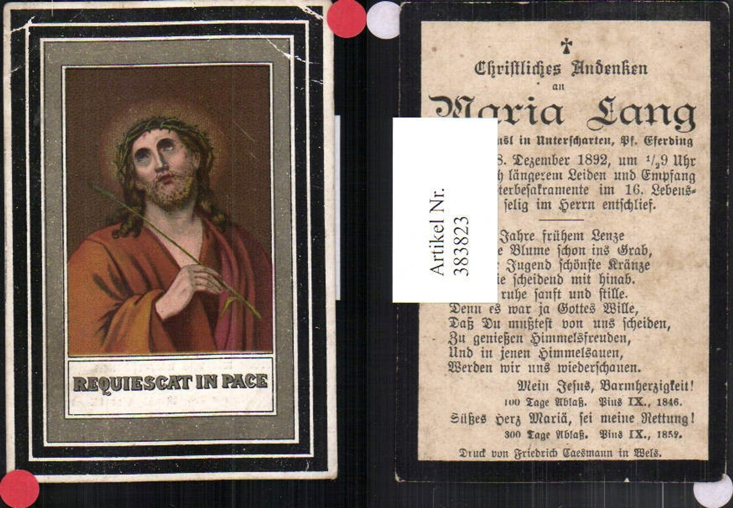 Alte Ansichtskarte – Old Postcard